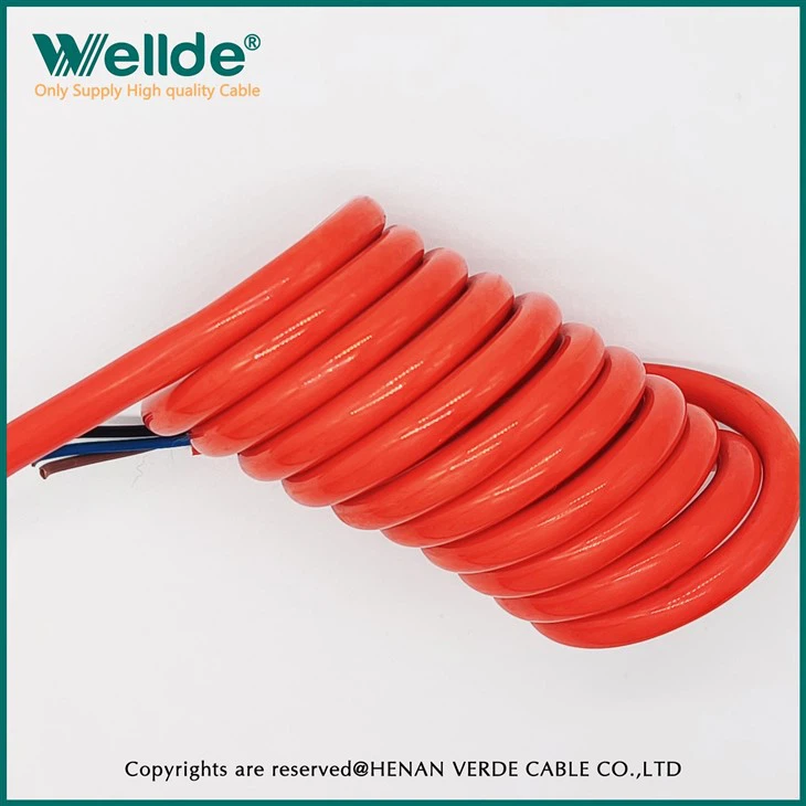3-core Power Spiral Cable