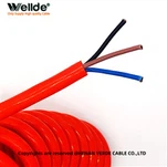 3-rdzeniowy wielożyłowy kabel spiralny PUR-